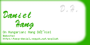 daniel hang business card